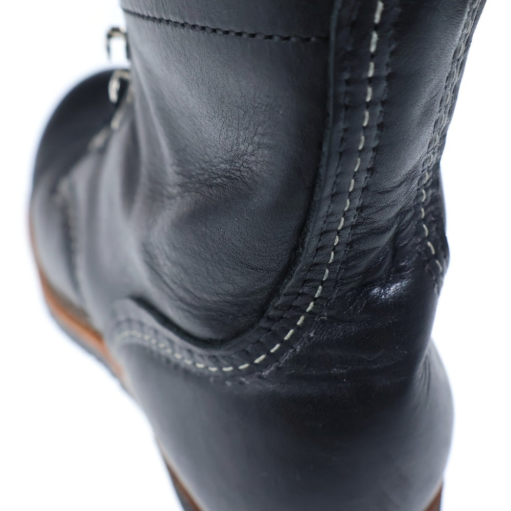 RED WING(レッド ウイング) IRON RANGER アイアンレンジャー レースアップブーツ ブラック US7.5/25.5cm 8084