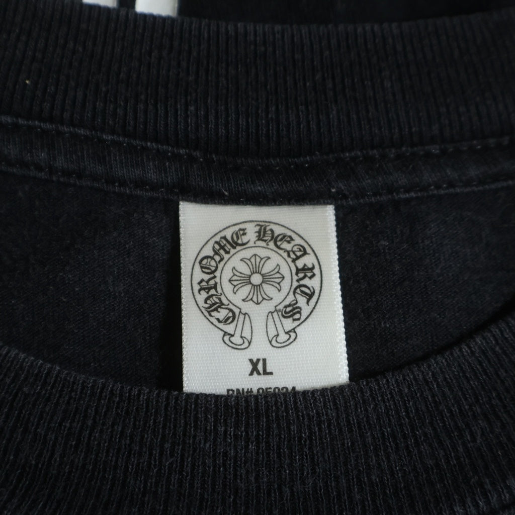 CHROME HEARTS(クロムハーツ) OLD MALIBU CROSS T-SHIRT オールド マリブー クロス プリント 半袖Tシャツカットソー ブラック