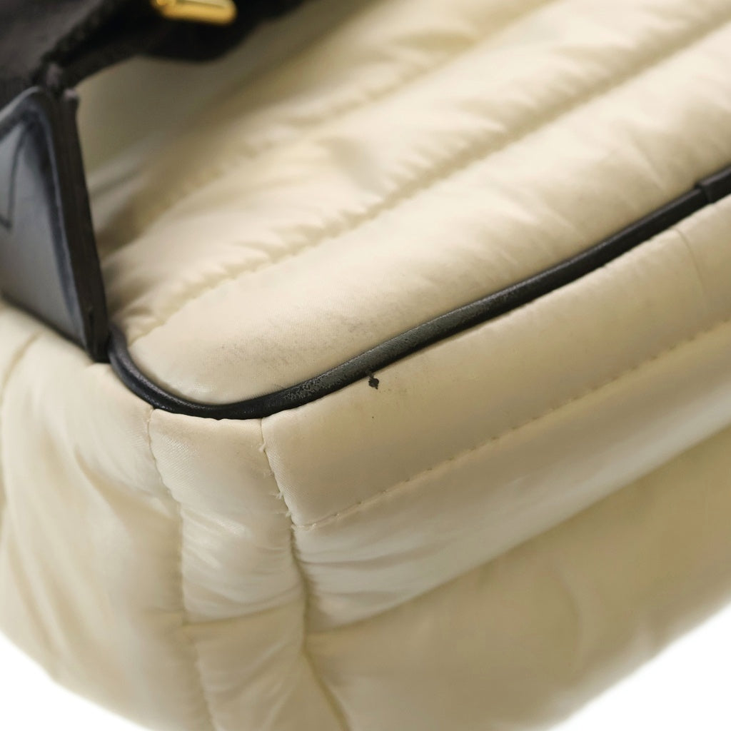 MONCLER(モンクレール) 22AW MINI ASTRO BACKPACK ミニ アストロ バックパック ナイロン リュックサック ホワイト H209B5A00001 M2176 レディース