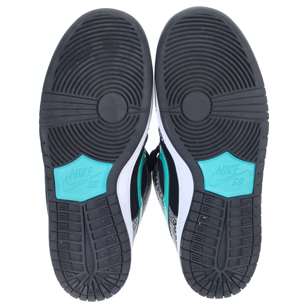 NIKE SB(ナイキエスビー) DUNK LOW PRO ATMOS ELEPHANT ダンク ロー プロ エスビー アトモス ローカット スニーカー ブラック/グレー US8.5/26.5cm BQ6817-009