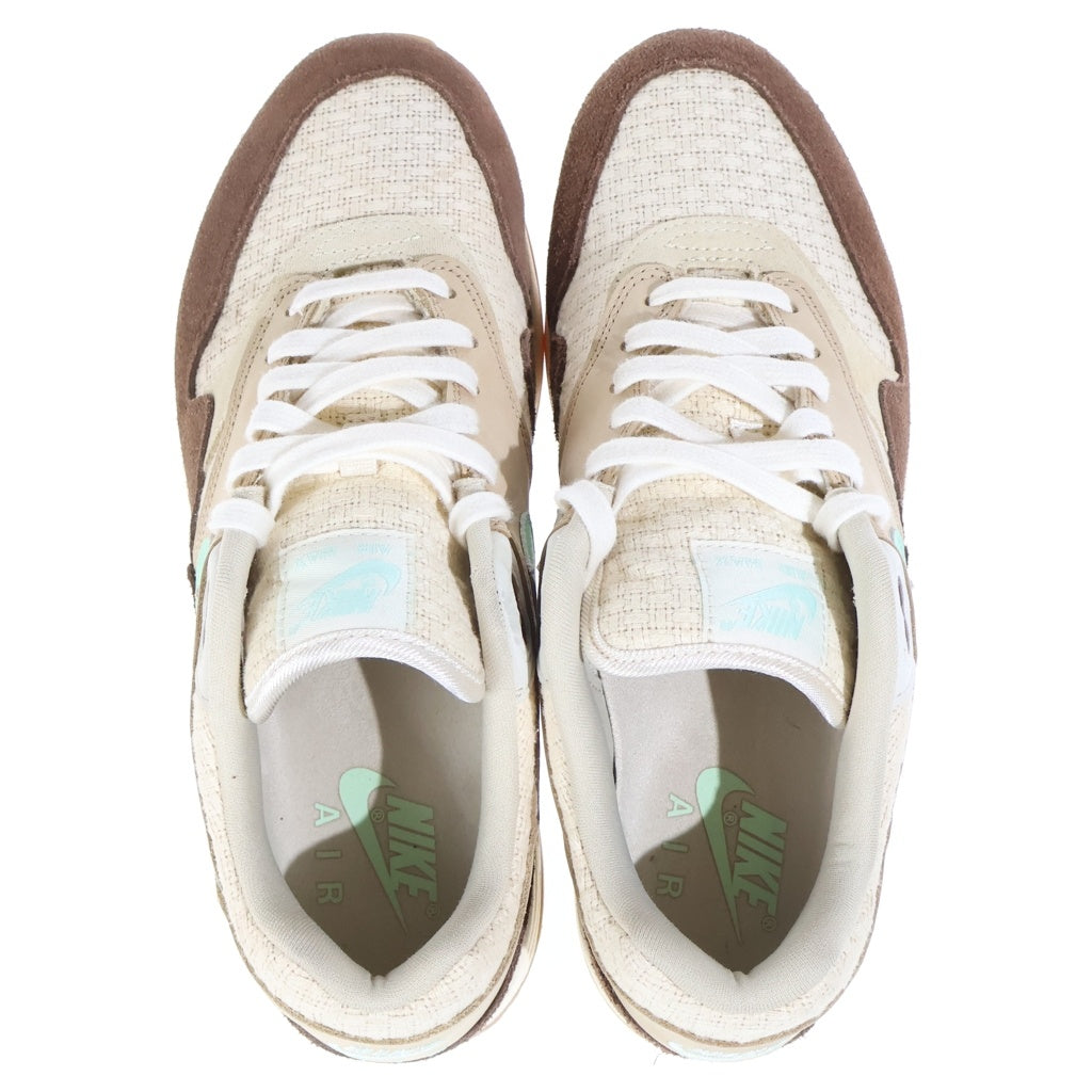NIKE(ナイキ) AIR MAX 1 PREMIUM CREPE HEMP FD5088-200 エアマックス ヘンプ ローカットスニーカー ブラウン US9/27.0cm