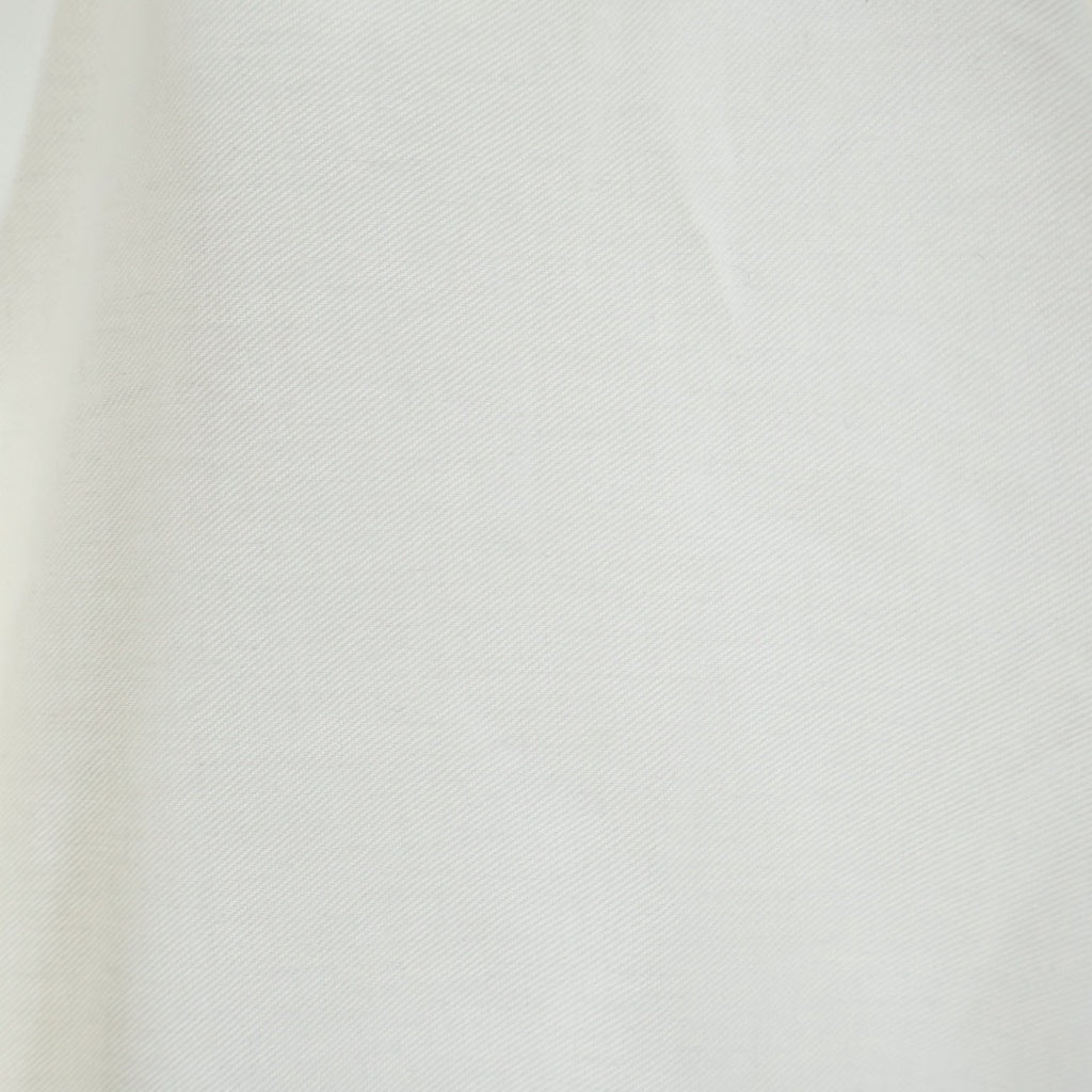 Yohji Yamamoto(ヨウジヤマモト) COTTON TWILL DRAPE BLOUSE コットン ツイル ドレープ ブラウス 長袖シャツ ホワイト PB-B01-002
