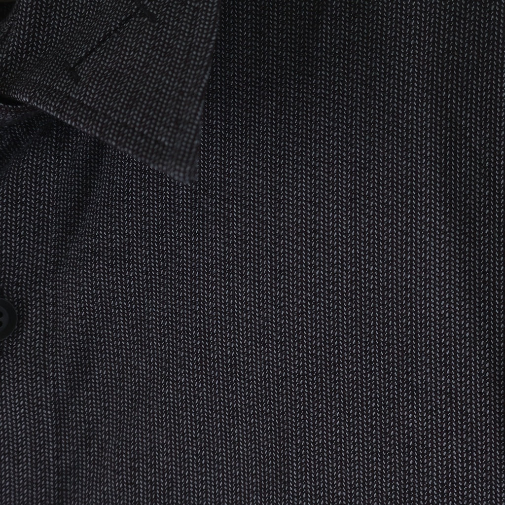 Yohji Yamamoto POUR HOMME(ヨウジヤマモト プールオム) 襟変形 フロント ポケット 長袖シャツ グレー H0-B27-208