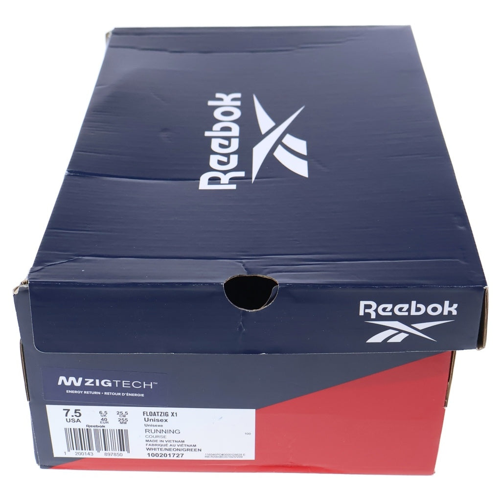 Reebok(リーボック) FLOATZIG X1 フロートジグ X1 ローカットスニーカー ホワイト/ブルー US7.5/25.5cm 100201727