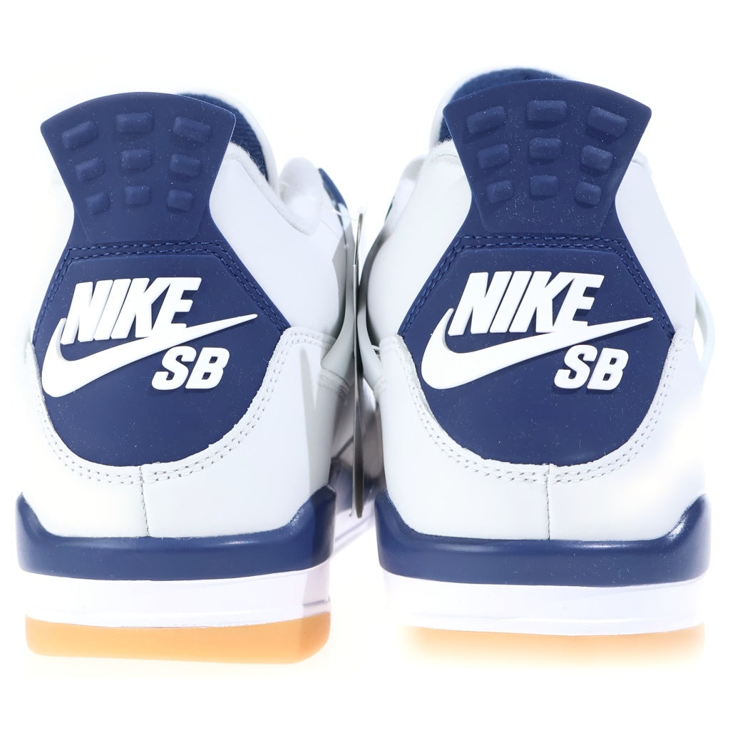 NIKE(ナイキ) AIR JORDAN 4 RETRO SP SUMMIT WHITE エアジョーダン4 レトロ サミットホワイト ミッドカットスニーカー ホワイト/ブルー US10.5/28.5cm DR5415-100