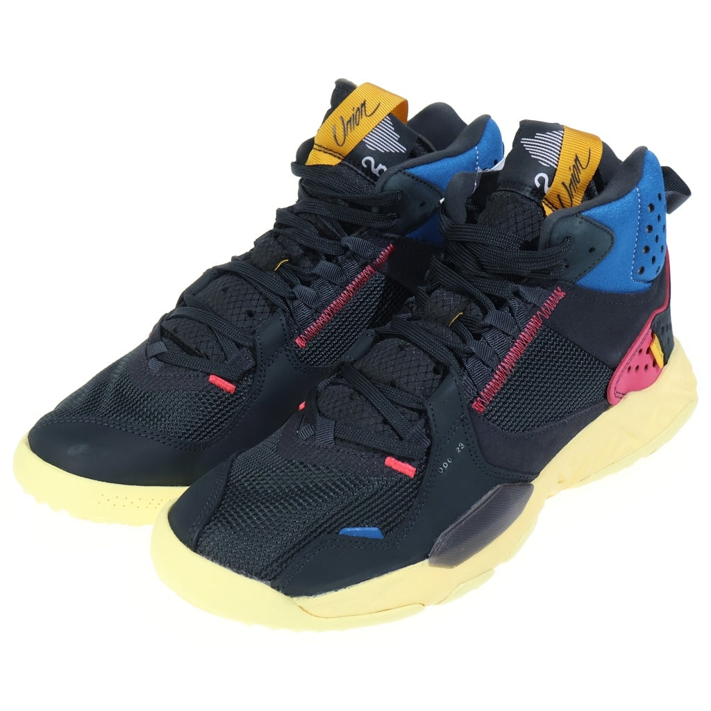 NIKE(ナイキ) ×UNION JORDAN DELTA MID OFF NOIR DA1951-001 ユニオン ジョーダン デルタ オフノワール ミッドカットスニーカー ブラック US10.5/28.5cm