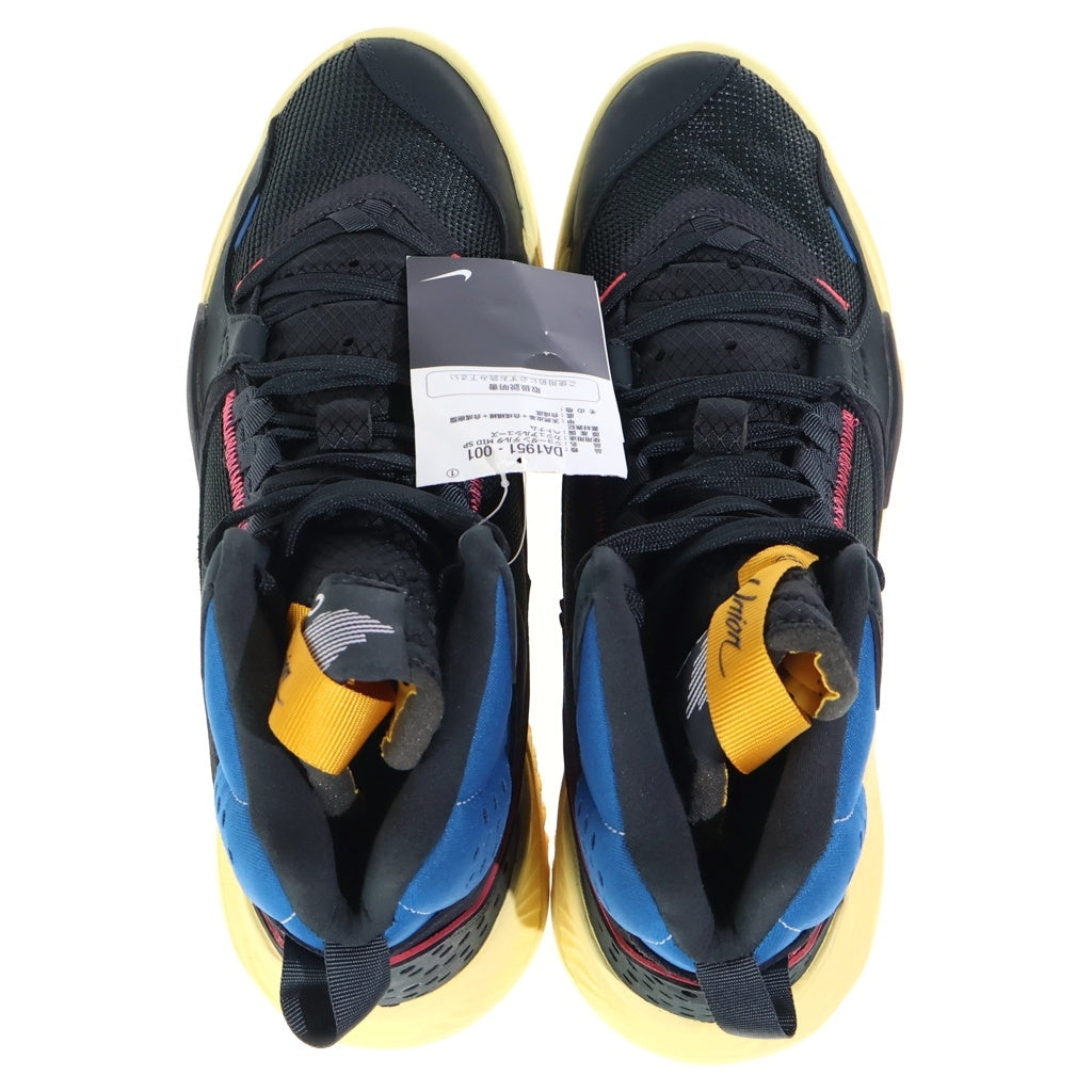 NIKE(ナイキ) ×UNION JORDAN DELTA MID OFF NOIR DA1951-001 ユニオン ジョーダン デルタ オフノワール ミッドカットスニーカー ブラック US10.5/28.5cm
