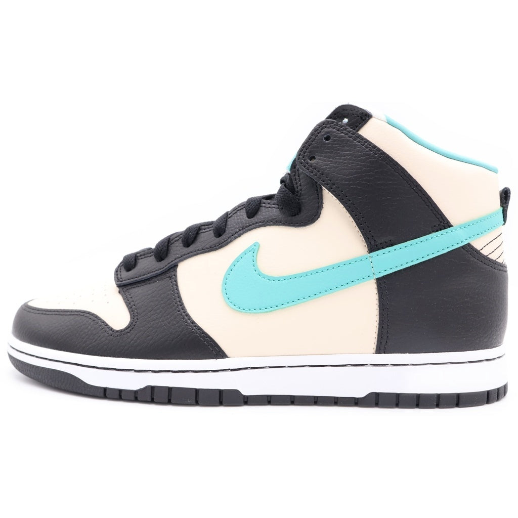 NIKE(ナイキ) DUNK HIGH RETRO EMB PEARL WHITE ダンク パールホワイト ハイカットスニーカー ブラック/ホワイト US11/29cm DO9455-200