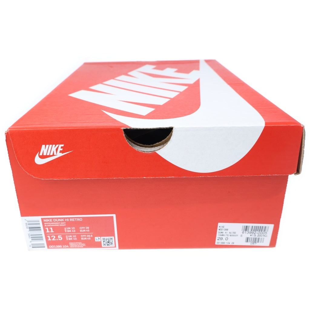 NIKE(ナイキ) DUNK HIGH CHAMPIONSHIP NAVY ダンク チャンピオンシップネイビー ハイカットスニーカー ネイビー/ホワイト US11/29cm DD1399-104