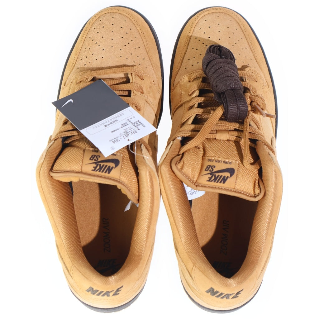 NIKE SB(ナイキエスビー) DUNK LOW PRO WHEAT MOCHA ダンク ロー プロ ウィート モカ レースアップ ローカットスニーカー ブラウン US11.5/29.5cm BQ6817-204