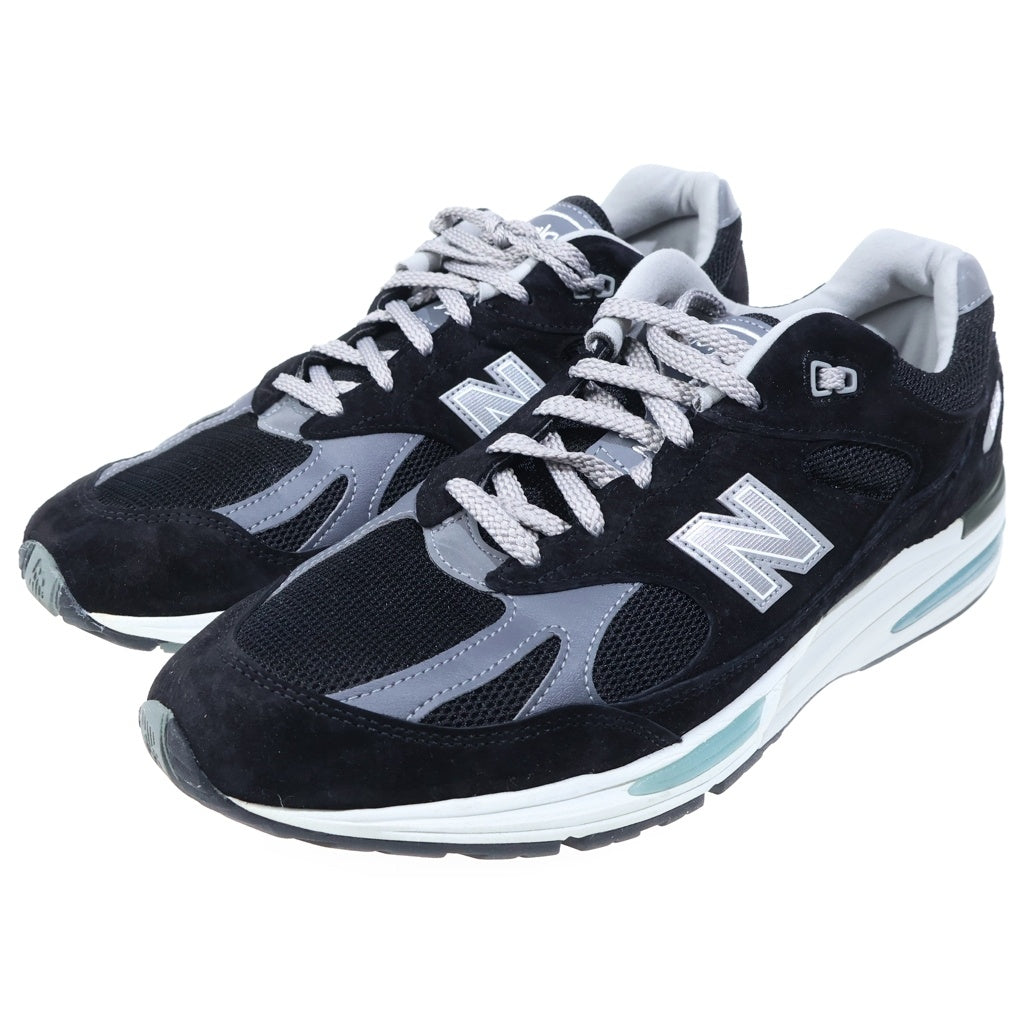 New Balance(ニューバランス) U991BK2 スウェード ローカットスニーカー ブラック US11/29cm