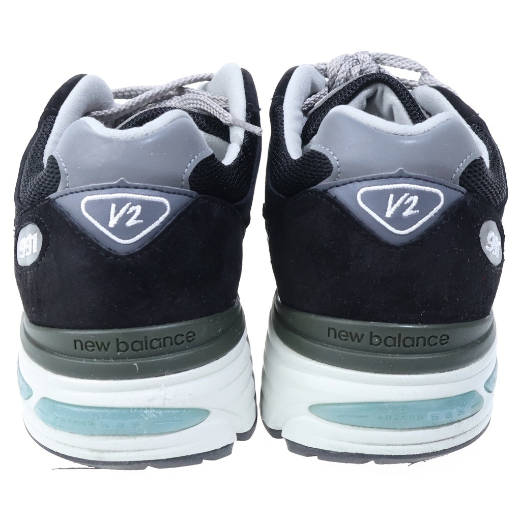 New Balance(ニューバランス) U991BK2 スウェード ローカットスニーカー ブラック US11/29cm