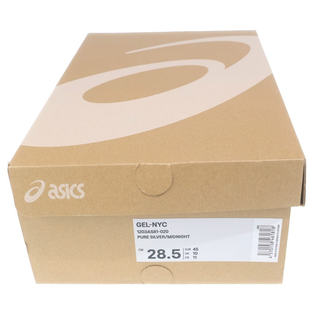 ASICS(アシックス) GEL-NYC ゲル ニューヨークシティ ローカットスニーカー シルバー/ネイビー US11/28.5cm 1203A581-020