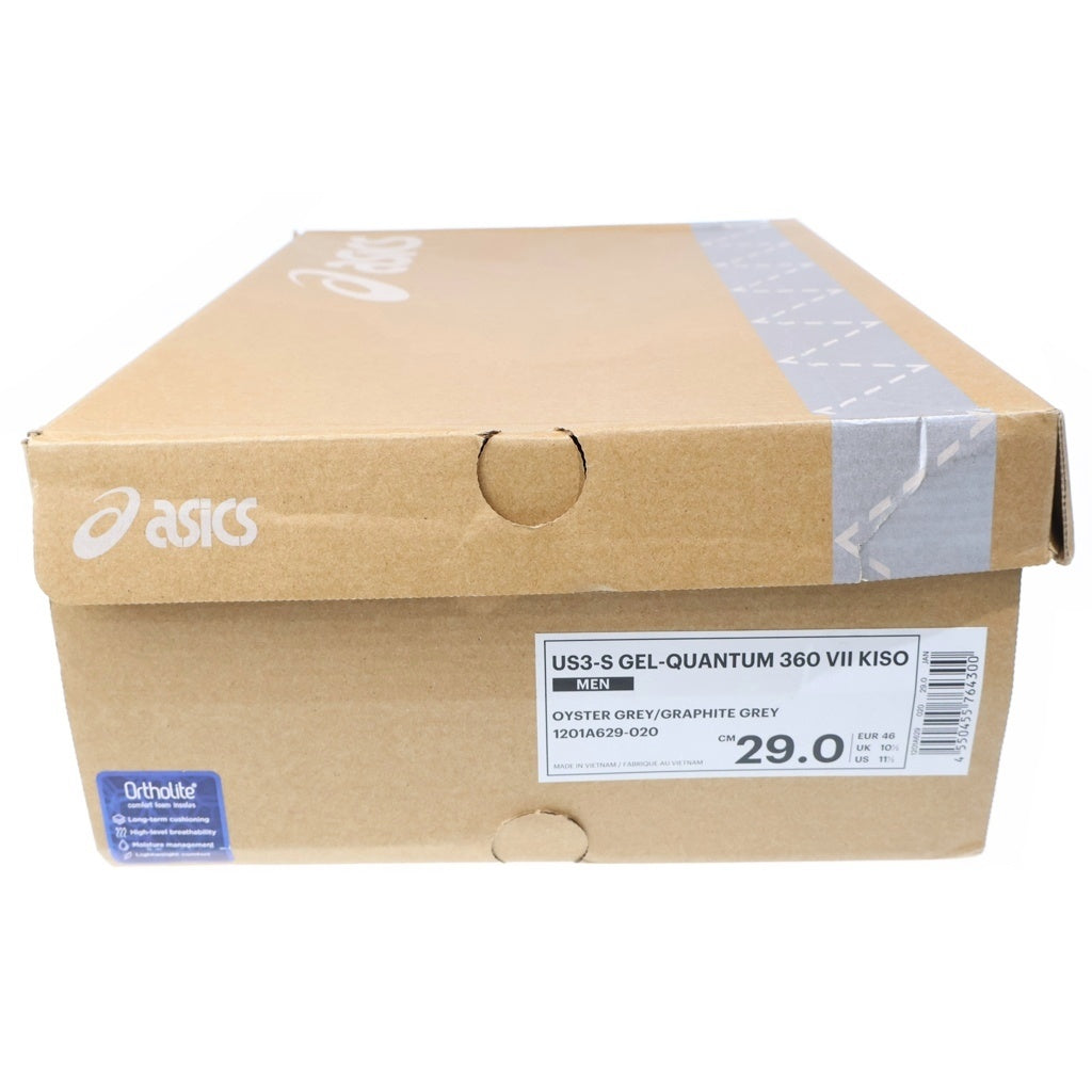 ASICS(アシックス) US3-S GEL QUANTUM 360 7 KISO US3-S ゲルクォンタム360 7 キソ ローカットスニーカー グレー US11.5/29cm 1201A629-020