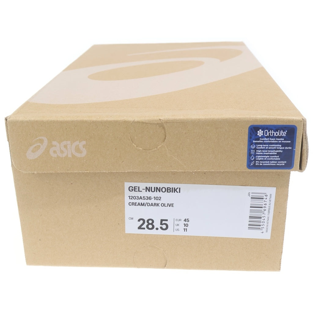 ASICS(アシックス) GEL-NUNOBIKI ゲル ヌノビキ ローカットスニーカー ブラック/ホワイト US11/28.5cm 1203A536-102