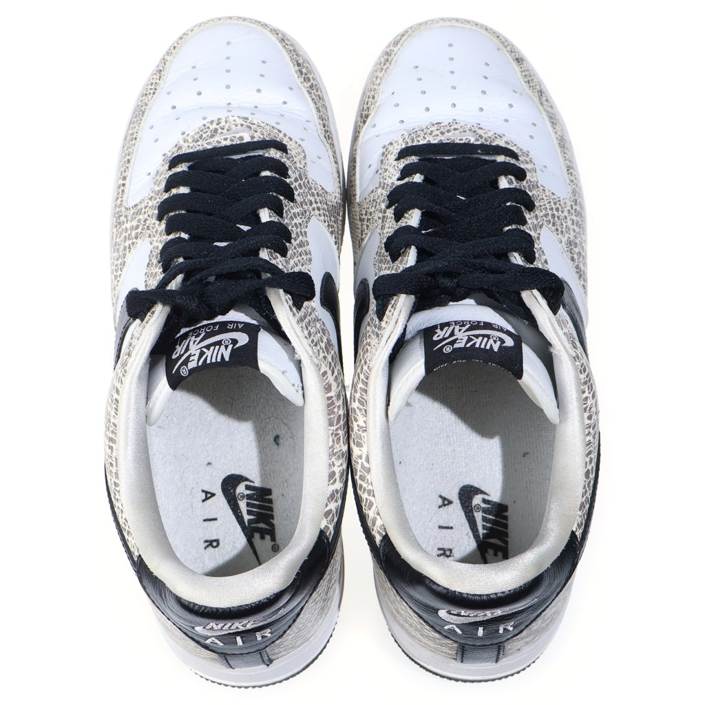 NIKE(ナイキ) AIR FORCE 1 LOW COCOA SNAKE エアフォース1 ロー ココアスネーク ローカットスニーカー ホワイト US9.5/27.5cm 845053-104
