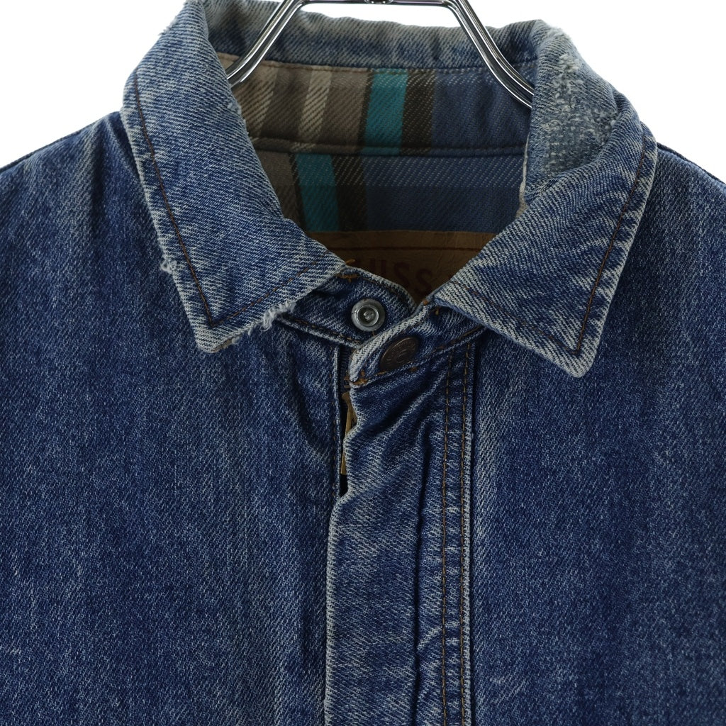 Levi's(リーバイス) 90s VINTAGE ヴィンテージ デニム A-2 ジャケット ブランケット付き インディゴ ブルゾン デカパッチ