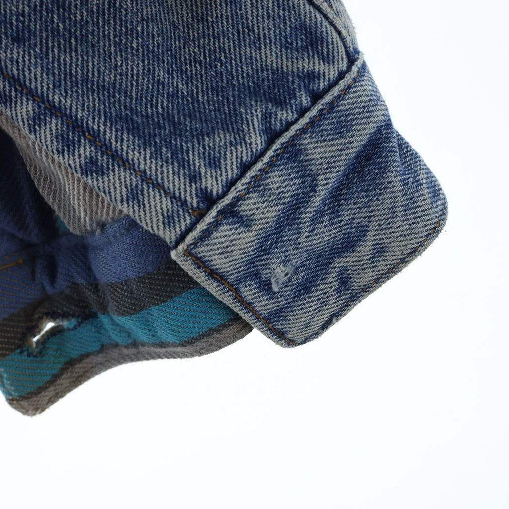 Levi's(リーバイス) 90s VINTAGE ヴィンテージ デニム A-2 ジャケット ブランケット付き インディゴ ブルゾン デカパッチ