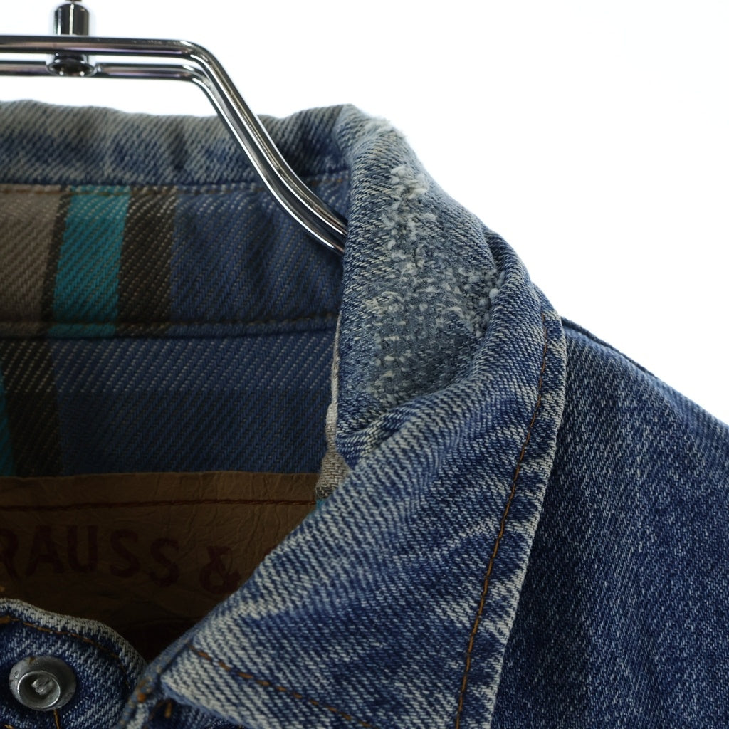 Levi's(リーバイス) 90s VINTAGE ヴィンテージ デニム A-2 ジャケット ブランケット付き インディゴ ブルゾン デカパッチ