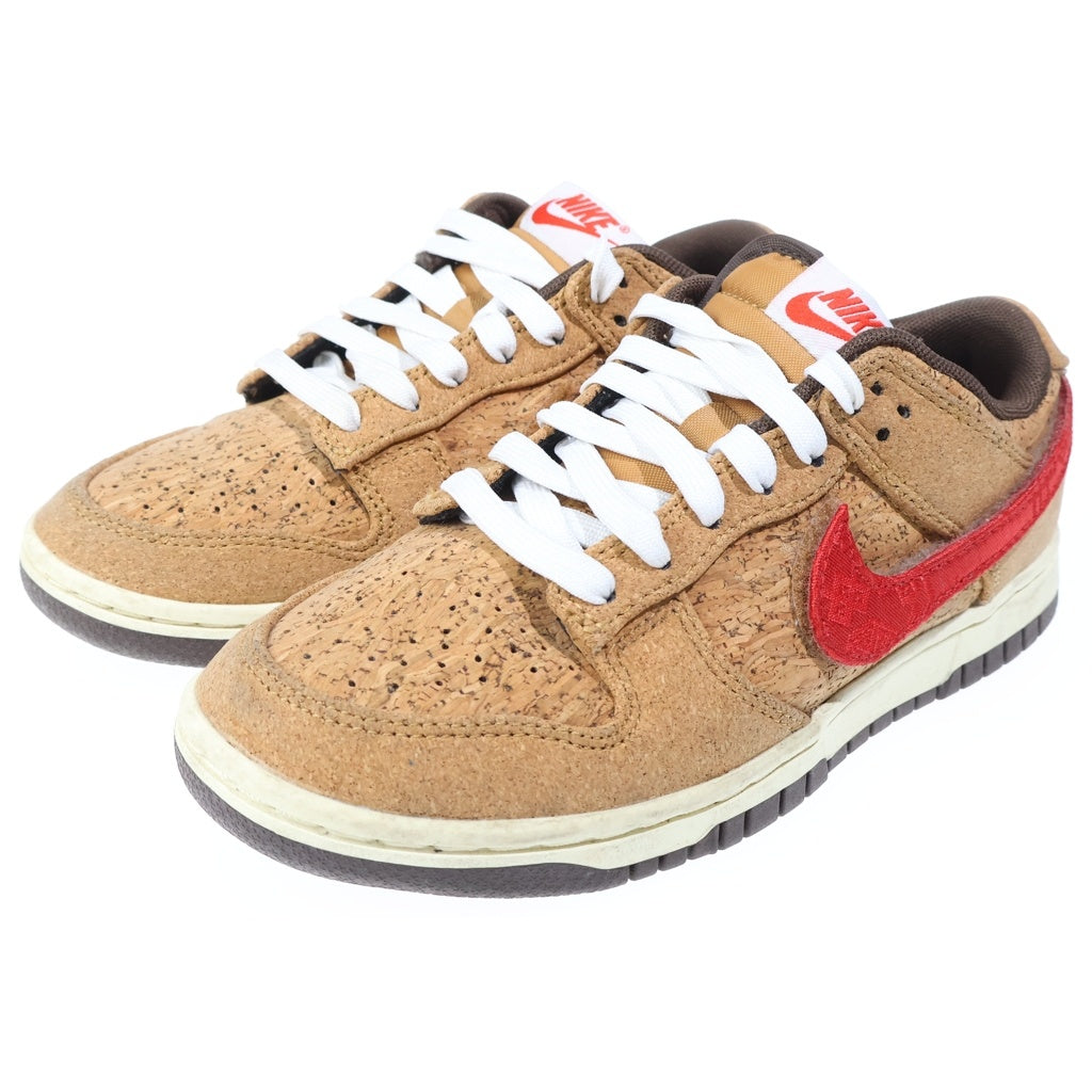 NIKE(ナイキ) ×CLOT Dunk Low SP Cork クロット ダンク ロー SP コルク ローカットスニーカー ブラウン レディース US4.5/23.5cm FN0317-121