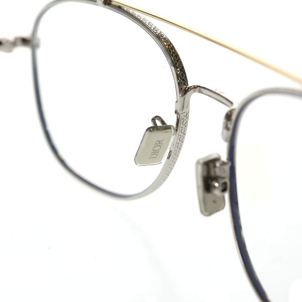 DIOR(ディオール) ダブルブリッジ サングラス アイウェア ゴールド TF81580796 レディース