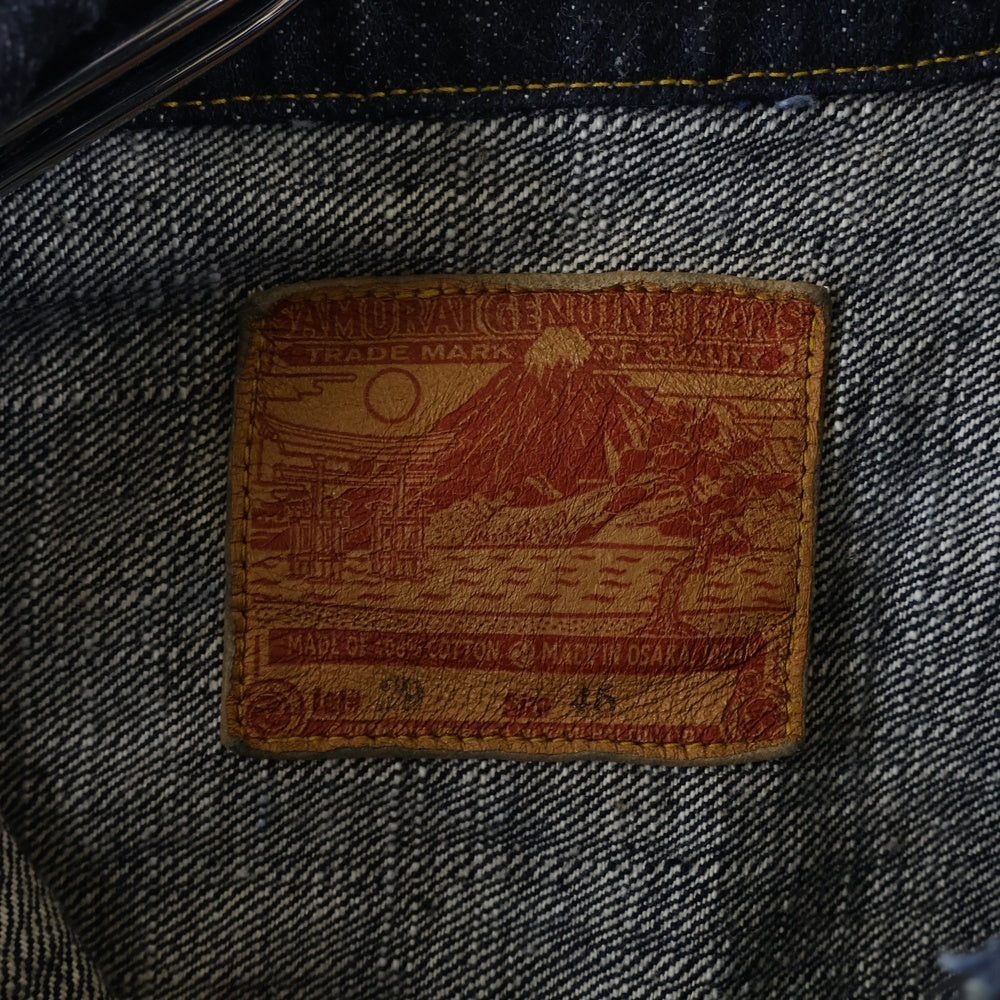 SAMURAI JEANS(サムライジーンズ) S556VX ファーストモデル 17oz 零 セルビッチデニムジャケット インディゴ Tバック