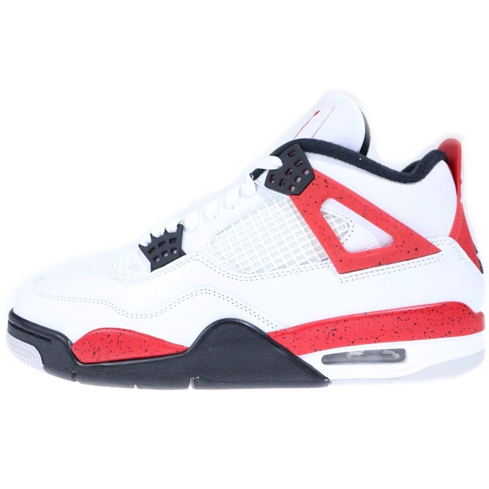 NIKE(ナイキ) AIR JORDAN 4 RETRO RED CEMENT DH6927-161 エアジョーダン レトロ レッドセメント ミッドカットスニーカー ホワイト/レッド US9.5/27.5cm
