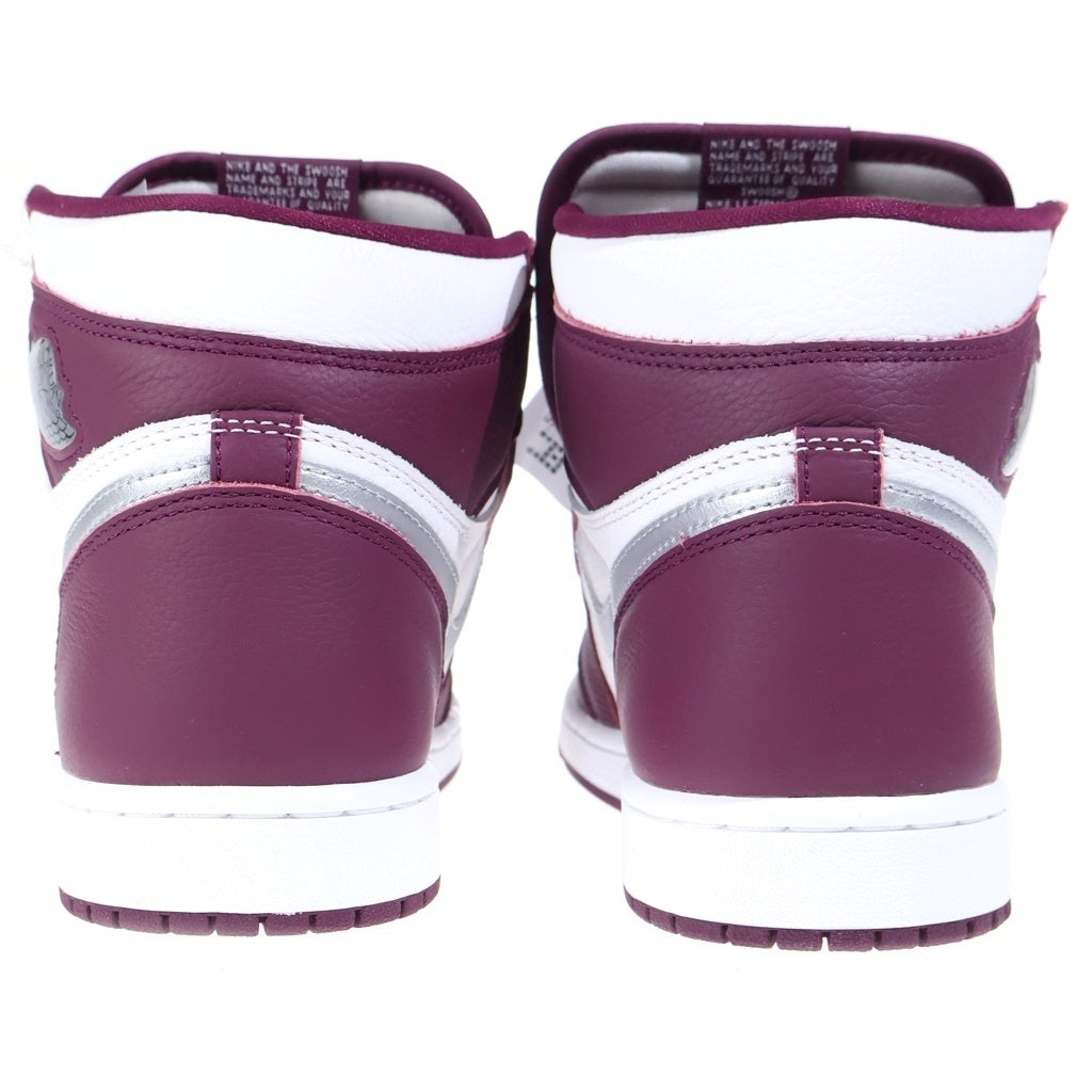 NIKE(ナイキ) AIR JORDAN 1 HIGH OG BORDEAUX 555088-611 エアジョーダン1 ボルドーハイカットスニーカー ボルドー/ホワイト US9.5/27.5cm
