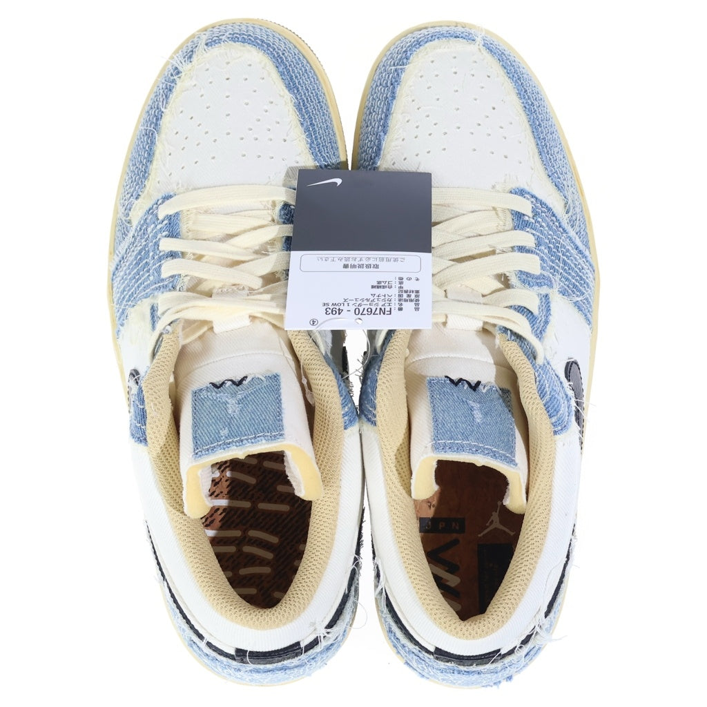 NIKE(ナイキ) AIR JORDAN 1 LOW SE WORLD MAKE JAPAN FN7670-493 エア ジョーダン1 ローカットスニーカー ホワイト/ブルー US9.5/27.5cm