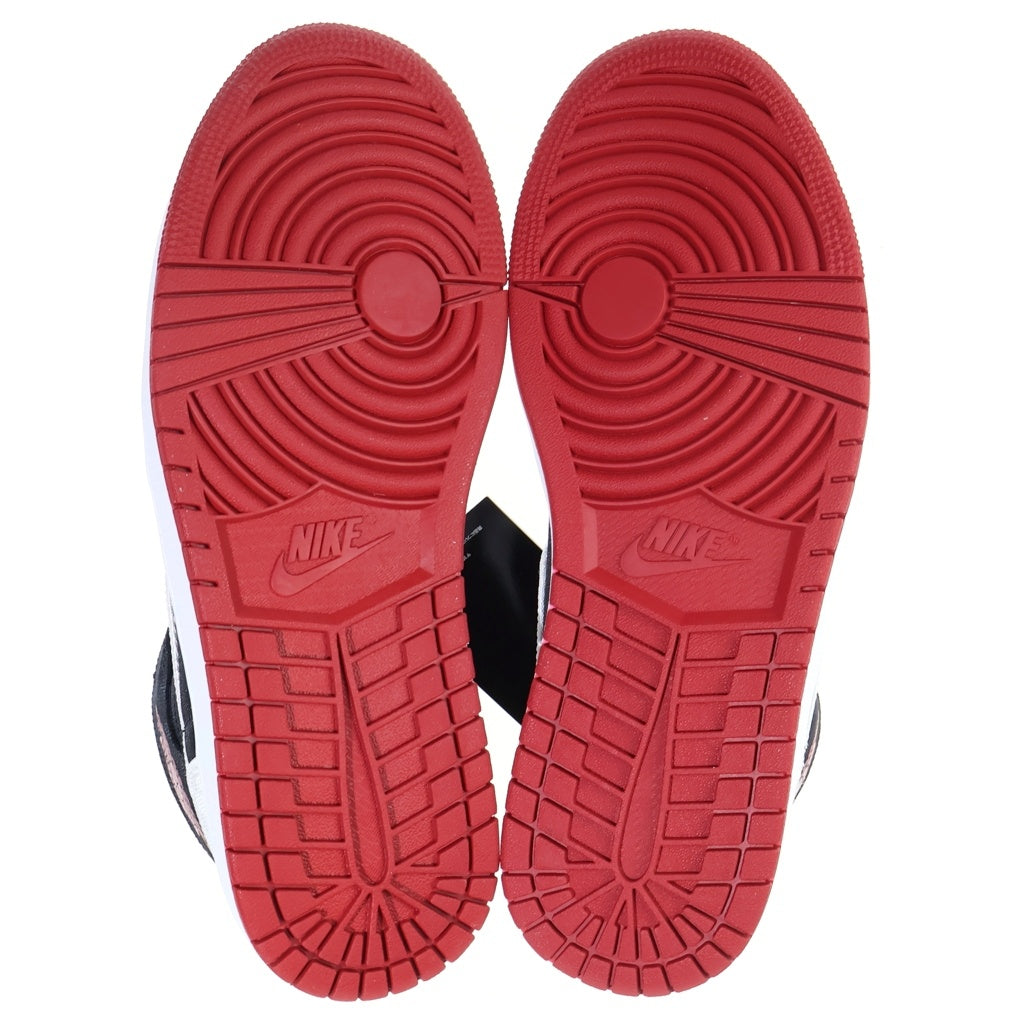 NIKE(ナイキ) WMNS AIR JORDAN 1 MID SE UTILITY DD9338-016 エアジョーダン1 ユーティリティー ミッドカットスニーカー ブラック/ホワイト US W10.5/27.5cm