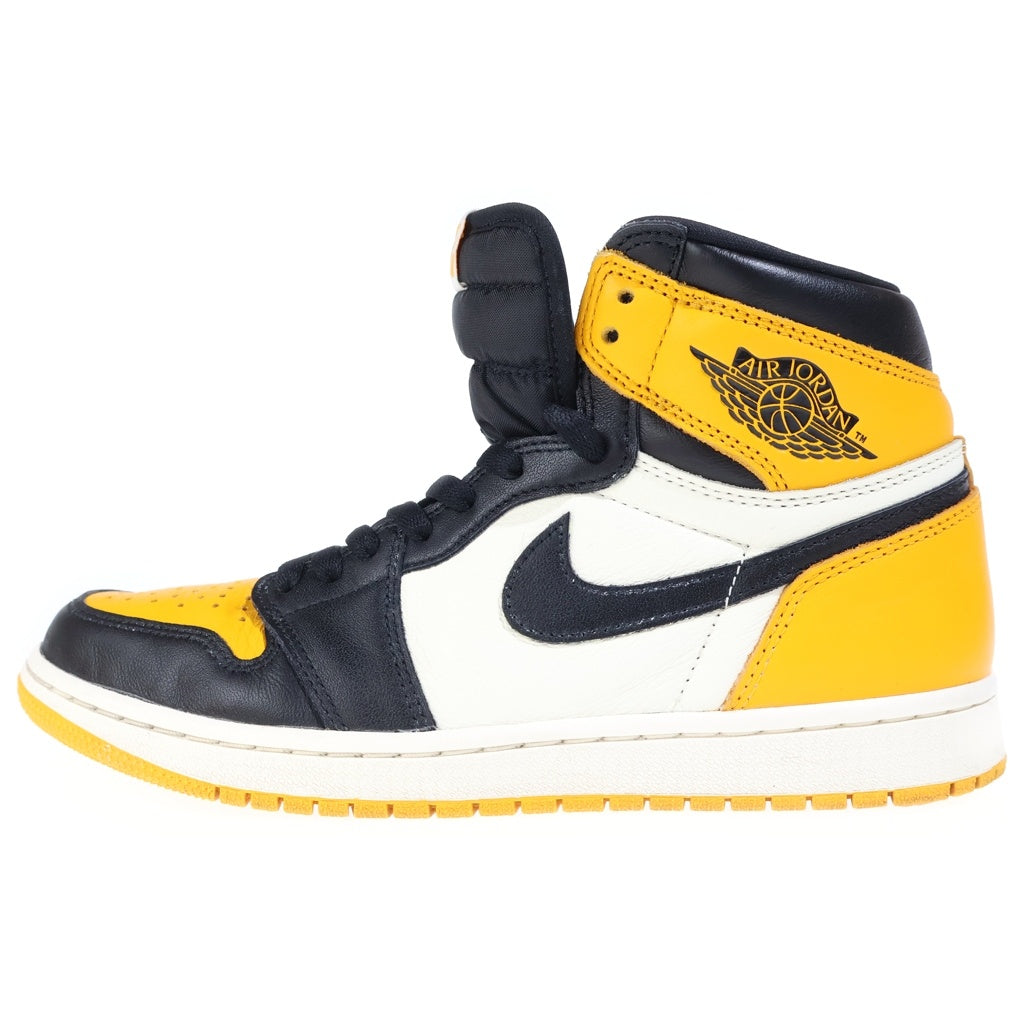 NIKE(ナイキ) AIR JORDAN 1 RETRO HIGH TAXI エアジョーダン 1 レトロ タクシー ハイカットスニーカー シューズ イエロー/ブラック US9/27cm 555088-711