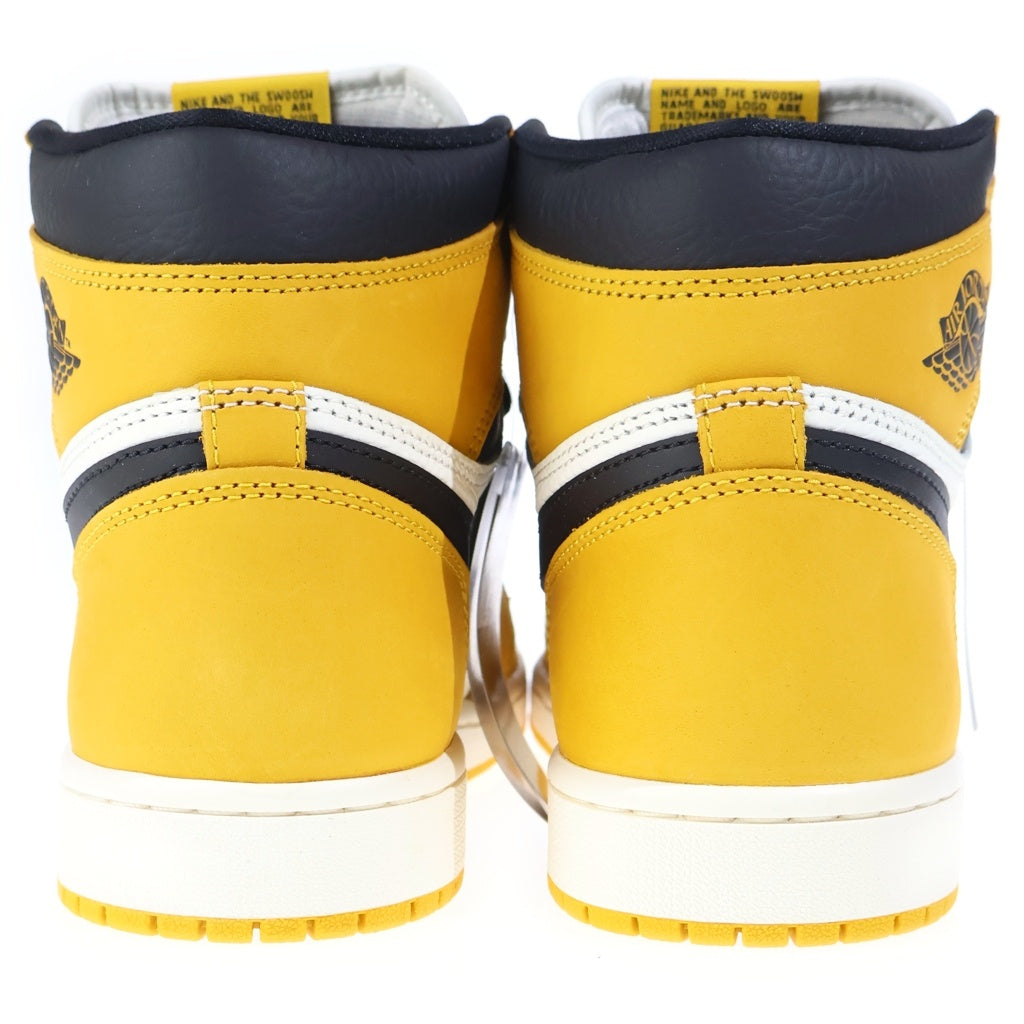NIKE(ナイキ) AIR JORDAN 1 RETRO HIGH OG YELLOW OCHRE エアジョーダン1 レトロ イエローオークル イエロー/ホワイト US9/27cm DZ5485-701