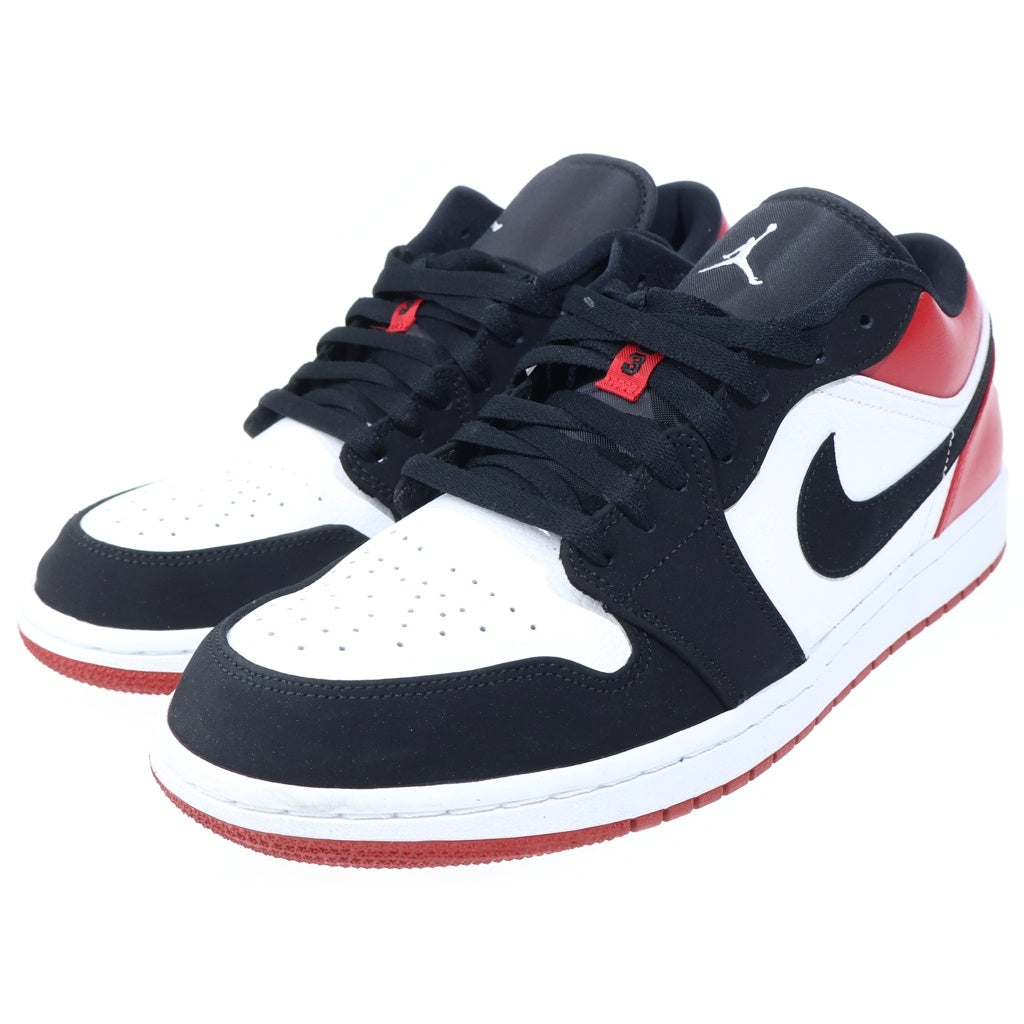 NIKE(ナイキ) AIR JORDAN 1 LOW BLACK TOE 553558-116 エアジョーダン1 ブラックトゥ つま黒 ローカットスニーカー レッド US11/29cm