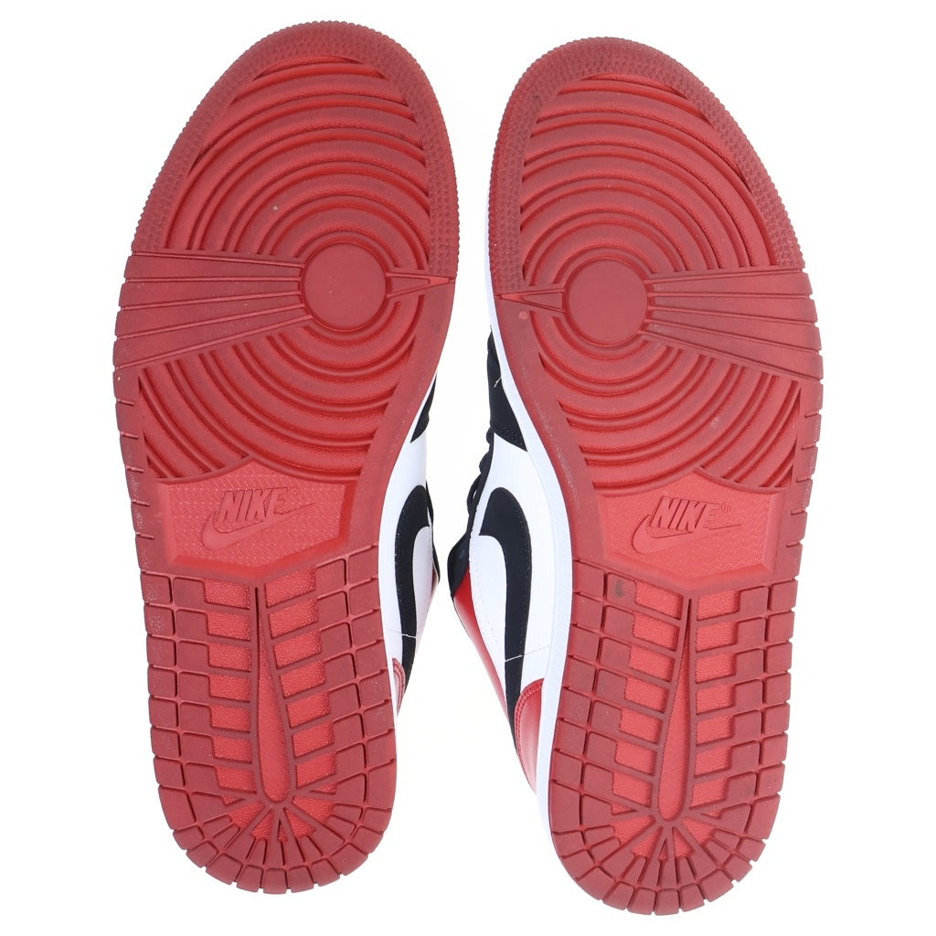 NIKE(ナイキ) AIR JORDAN 1 LOW BLACK TOE 553558-116 エアジョーダン1 ブラックトゥ つま黒 ローカットスニーカー レッド US11/29cm