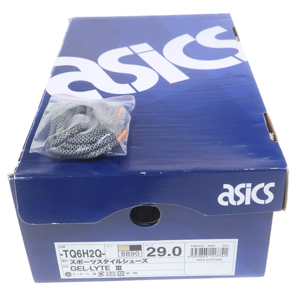 ASICS(アシックス) ×Atoms Gel-Lyte III 3 Duck Camo アトモス ゲルライト ダックカモ ローカットスニーカー ブラック/ベージュ US11/29cm TQ6H2Q