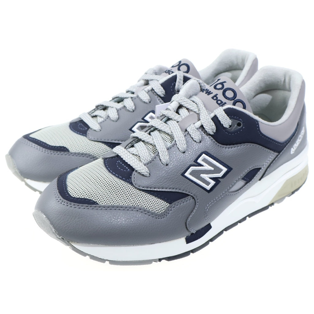 New Balance(ニューバランス) CM1600LG レザー メッシュ ローカットスニーカー グレー US11/29cm