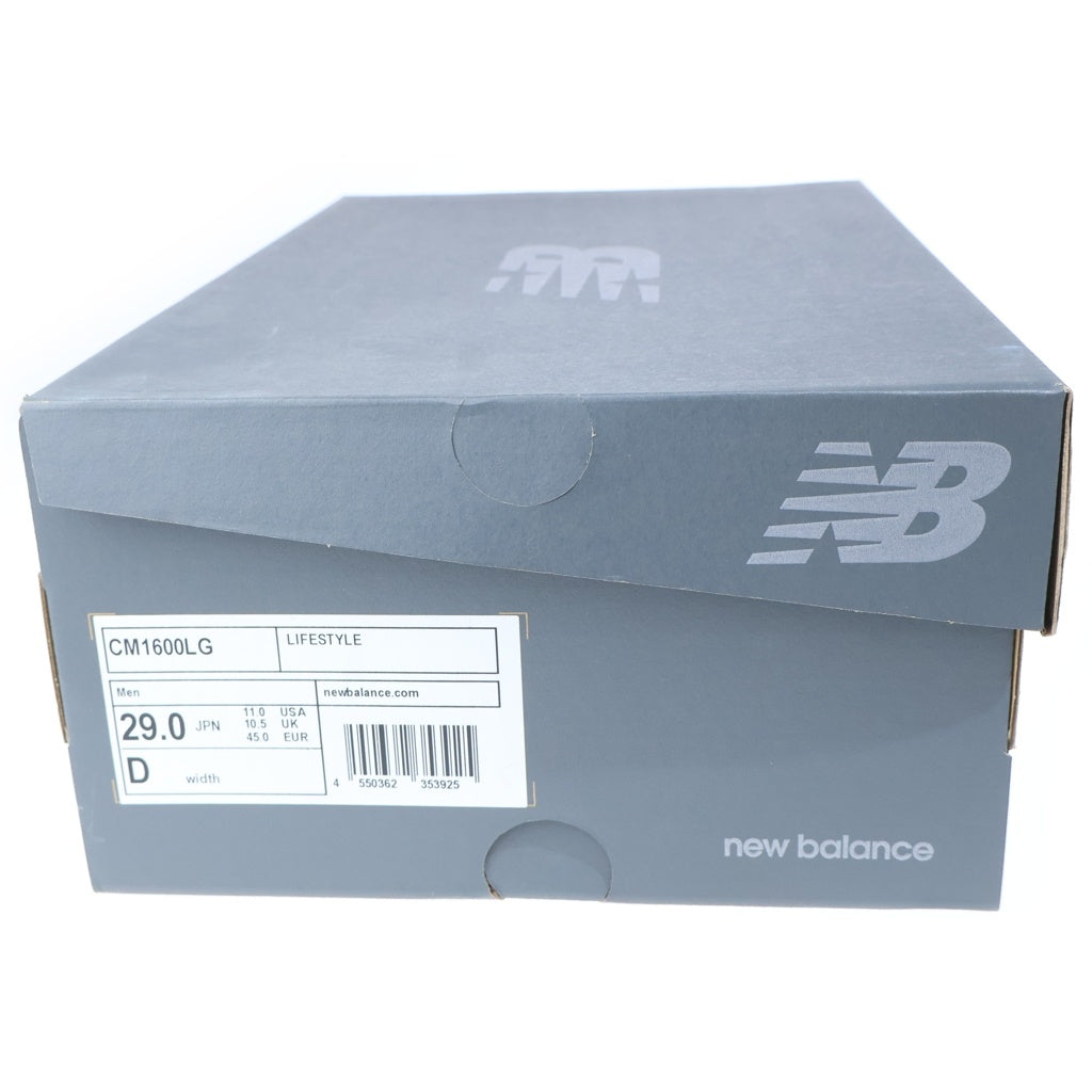 New Balance(ニューバランス) CM1600LG レザー メッシュ ローカットスニーカー グレー US11/29cm