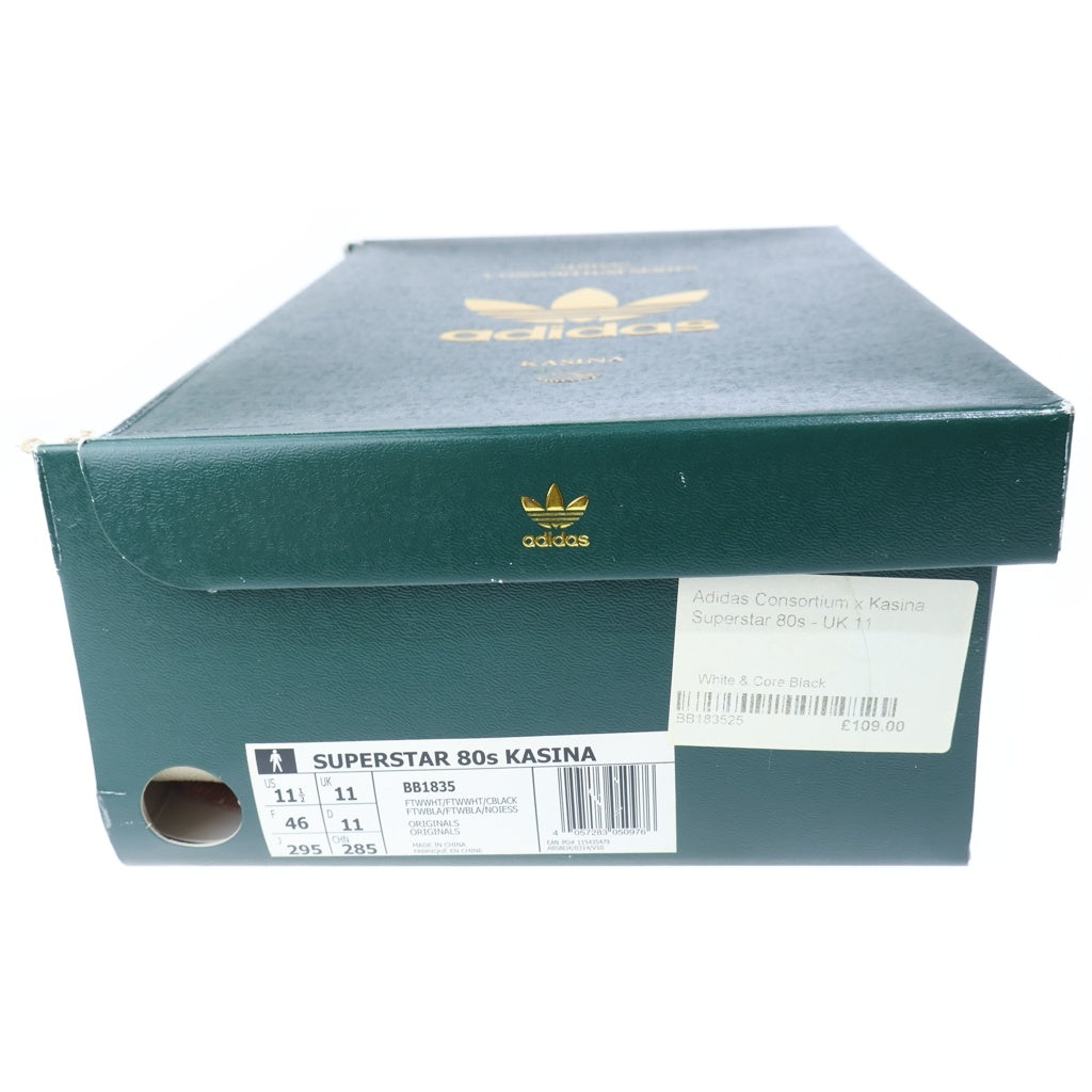 adidas(アディダス) SUPER STAR 80S KASINA スーパースター ローカットスニーカー ホワイト US11.5/29.5cm BB1835