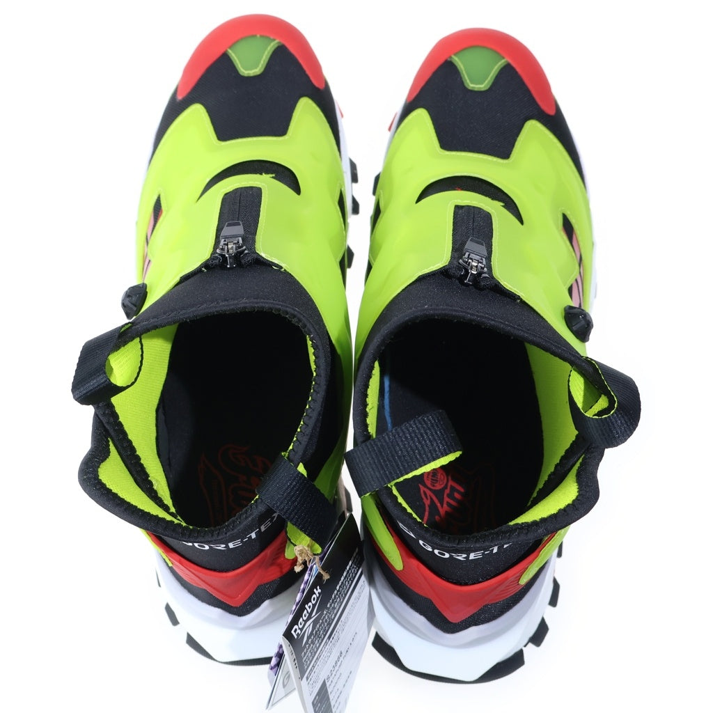 Reebok(リーボック) CLASSIC INSTAPUMP FURY GORE-TEX クラシック インスタポンプフューリー ゴアテックス ハイカットスニーカー ブラック/イエロー US11.5/29.5cm S23866