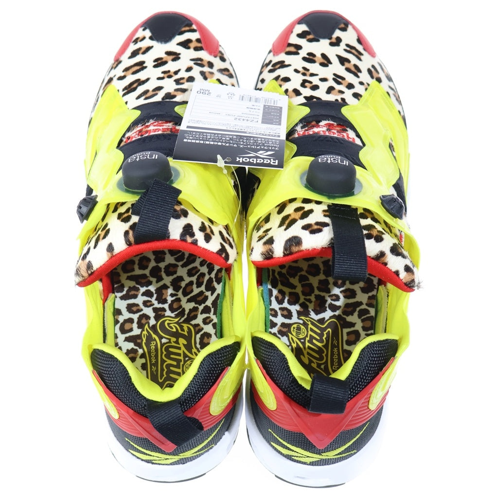 Reebok(リーボック) ×Atmos INSTAPUMP FURY CITRON ANIMAL アトモス インスタポンプフューリー シトロンアニマル ローカットスニーカー イエロー US11/29cm FZ4432