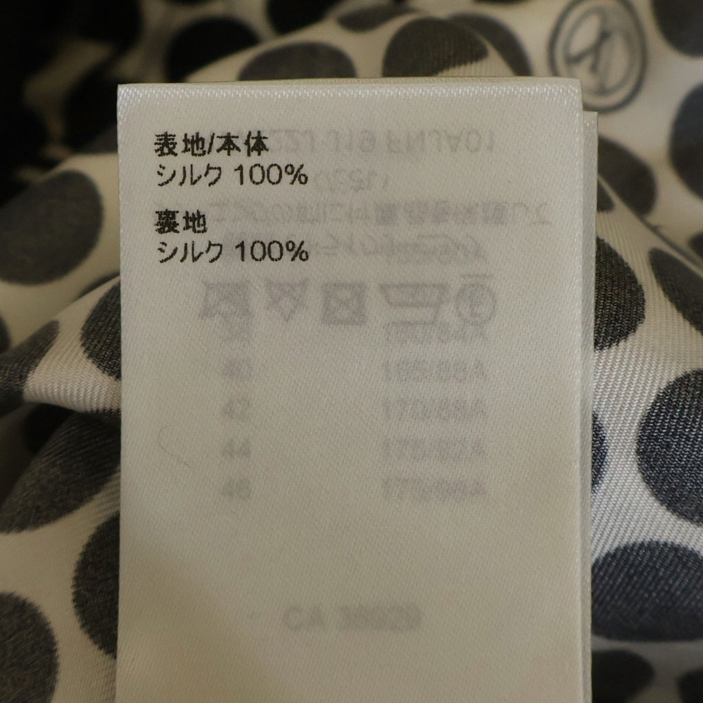 LOUIS VUITTON(ルイヴィトン) 22AW LV ドット総柄 ジップアップ ジャケット ホワイトブラック レディース RW222J J19 FNJA01