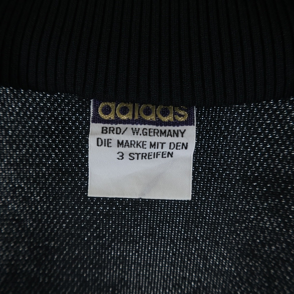 adidas(アディダス) 80S VINTAGE ヴィンテージ 西ドイツ デサント ジャージ トラックジャケット ブラック TAD-7A