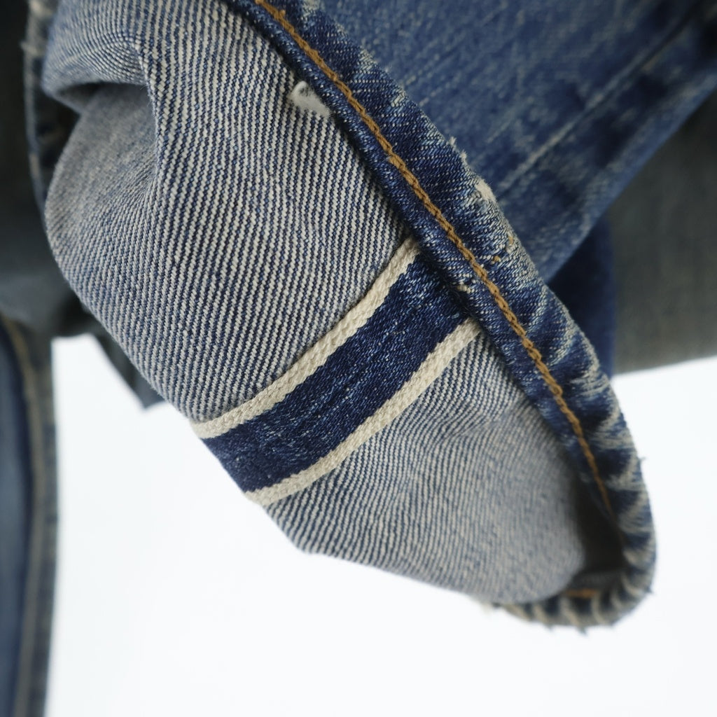 Levi's(リーバイス) 70S 501 VINTAGE ヴィンテージ BIG E 後期 足長R ボタン裏6 並行ステッチ デニムパンツ インディゴ