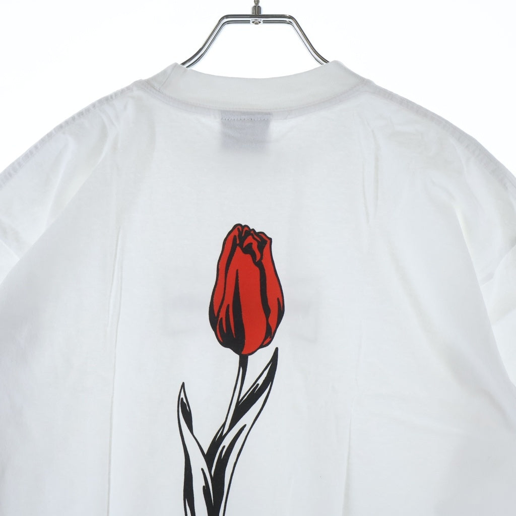WASTED YOUTH(ウェイステッドユース) Logo S/S Tee ロゴ半袖Tシャツ ホワイト/ブラック