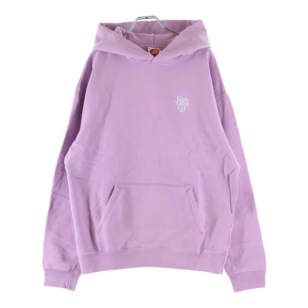 Girls Don't Cry(ガールズドントクライ) Logo Sweat Pullover Parka ロゴ スウェットプルオーバーパーカー ピンク