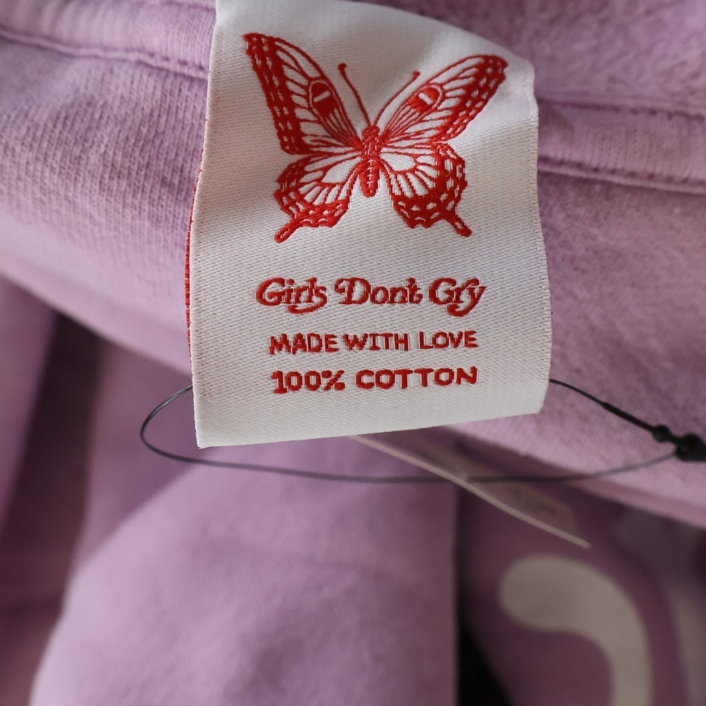 Girls Don't Cry(ガールズドントクライ) Logo Sweat Pullover Parka ロゴ スウェットプルオーバーパーカー ピンク