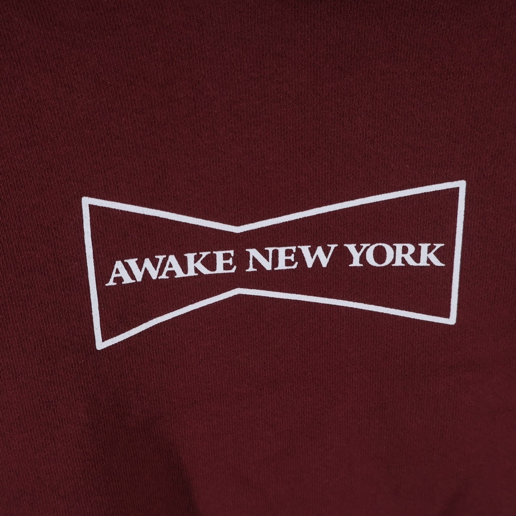 AWAKE NY(アウェイク ニューヨーク) ×Wasted Youth FLOWER CAN HOODIE ウェステッドユース フラワー キャン フーディ ロゴプリント スウェット プルオーバーパーカー レッド AWK-COM-GD004