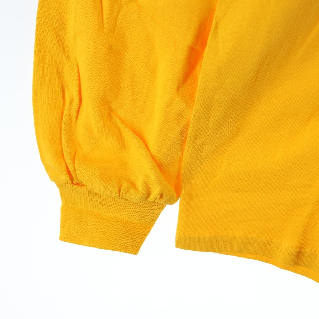 WASTED YOUTH(ウェイステッドユース) ×BREAKFAST CLUB LS Tee ブレイクファーストクラブ 長袖Tシャツ ロンT イエロー