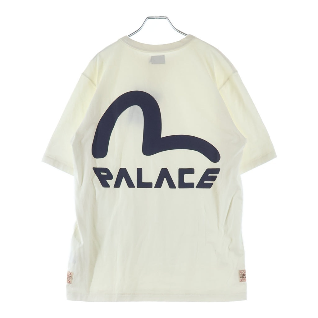 Palace Skateboards(パレススケートボーズ) ×Evisu Seagull Logo T-Shirt エビス シーガル ロゴプリント クルーネック 半袖Tシャツ カットソー ホワイト P21EVTS004