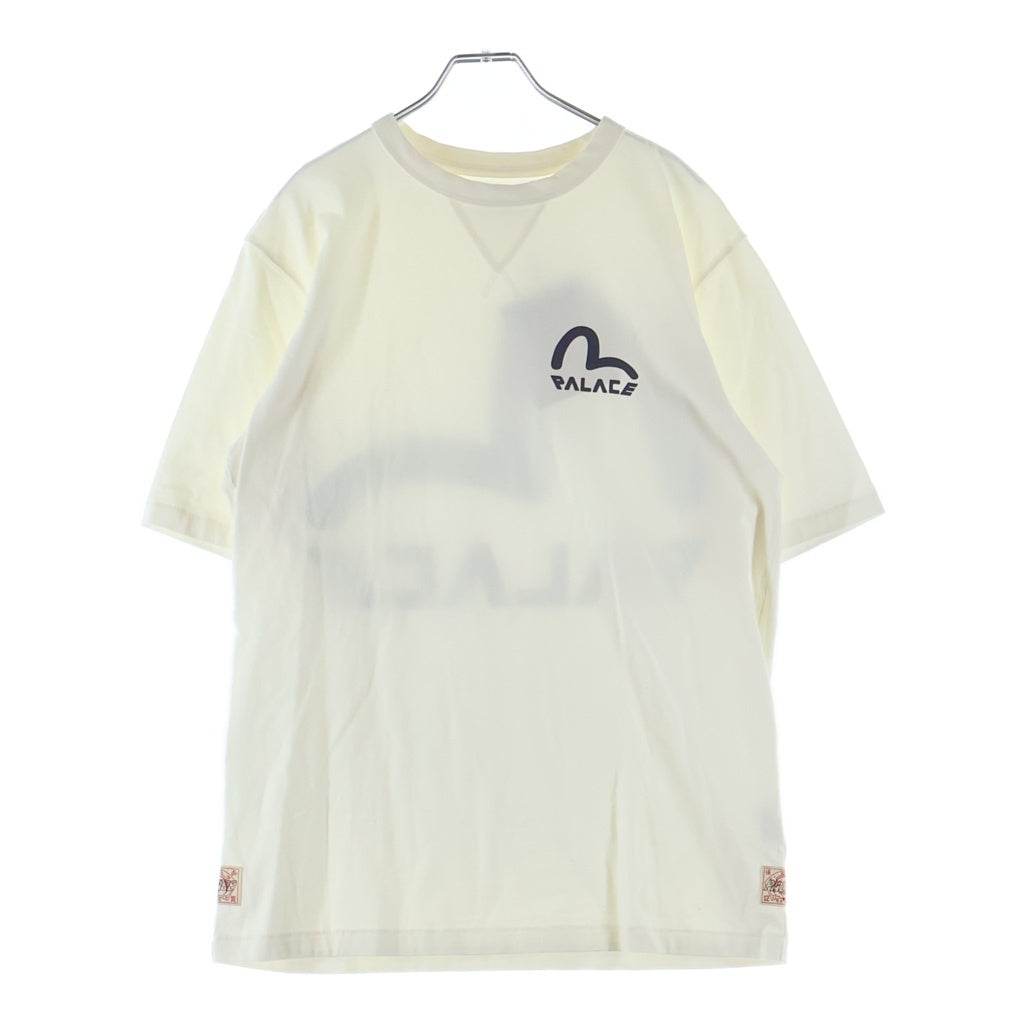 Palace Skateboards(パレススケートボーズ) ×Evisu Seagull Logo T-Shirt エビス シーガル ロゴプリント クルーネック 半袖Tシャツ カットソー ホワイト P21EVTS004